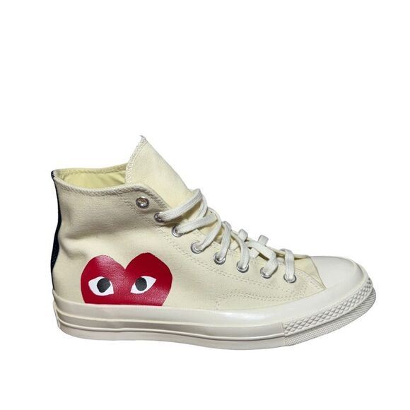Comme des Garçons Play High-Top Sneakers size 9 Men - Picture 1 of 6